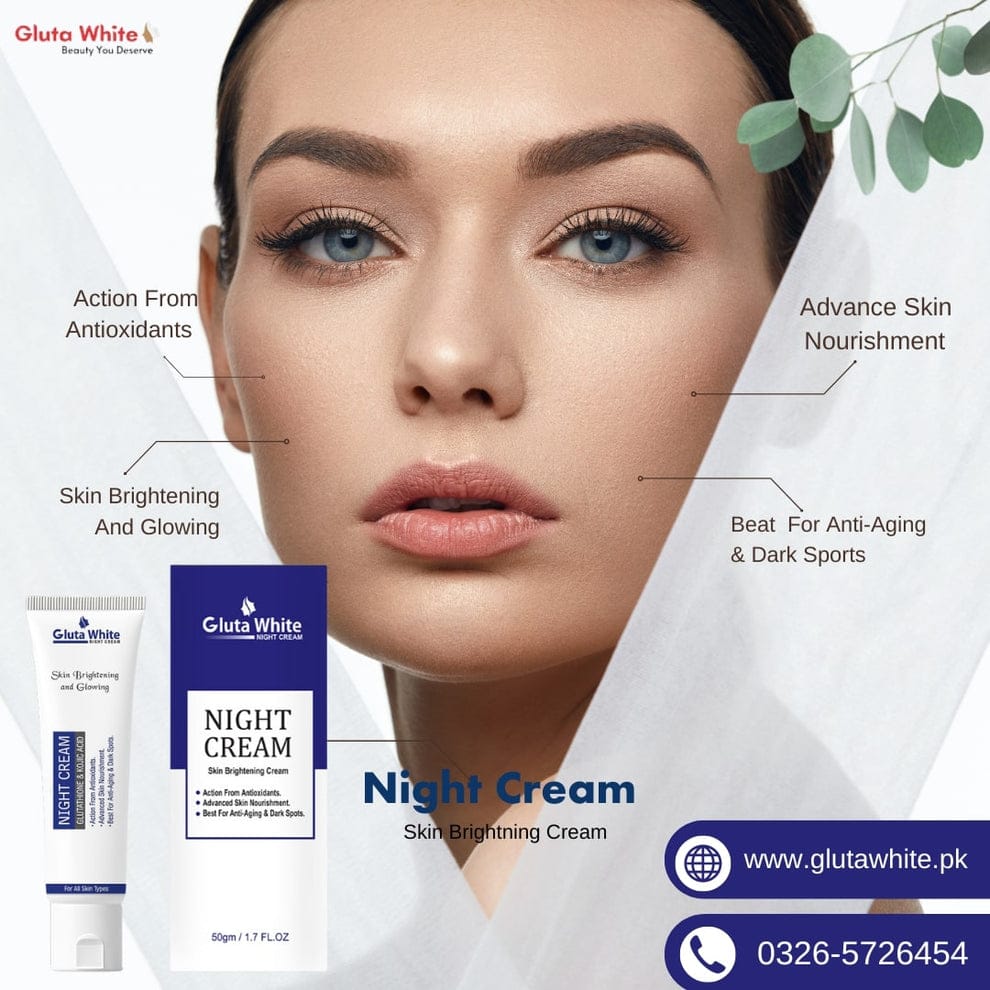 GlutaWhite Night Cream Tube ( Extra Glowing